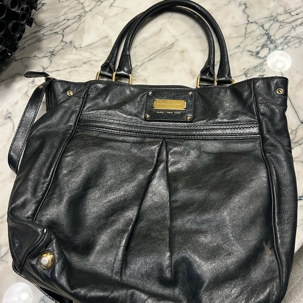Black Leather Handbag
